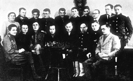 Участники шахматного первенства ЦСО Локомотив